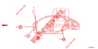 DOORVOERTULLE (LATERAL) voor Honda CIVIC DIESEL 1.6 MID Black Edition 5 deuren 9-traps automatische versnellingsbak 2018