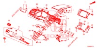 INSTRUMENTEN AFWERKING (COTE DE CONDUCTEUR) (LH) voor Honda CIVIC DIESEL 1.6 MID Black Edition 5 deuren 9-traps automatische versnellingsbak 2018