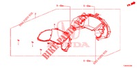 SNELHEIDSMETER  voor Honda CIVIC DIESEL 1.6 MID Black Edition 5 deuren 9-traps automatische versnellingsbak 2018