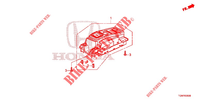 SELECTIESCHAKELAAR voor Honda CIVIC DIESEL 1.6 MID Black Edition 5 deuren 9-traps automatische versnellingsbak 2018