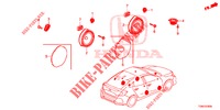 ANTENNE/LUIDSPREKER  voor Honda CIVIC DIESEL 1.6 TOP 5 deuren 6-versnellings handgeschakelde versnellingsbak 2018