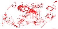 INSTRUMENTEN AFWERKING (COTE DE CONDUCTEUR) (LH) voor Honda CIVIC DIESEL 1.6 TOP 5 deuren 6-versnellings handgeschakelde versnellingsbak 2018