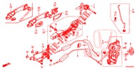 VOOR PORTIER SLOTEN/BUITEN HENDEL  voor Honda CIVIC DIESEL 1.6 TOP 5 deuren 6-versnellings handgeschakelde versnellingsbak 2018