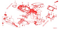 INSTRUMENTEN AFWERKING (COTE DE CONDUCTEUR) (LH) voor Honda CIVIC DIESEL 1.6 TOP 5 deuren 9-traps automatische versnellingsbak 2018