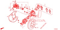 ACHTER REMTROMMEL  voor Honda CIVIC TYPE R 5 deuren 6-versnellings handgeschakelde versnellingsbak 2016