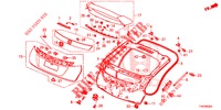 ACHTERKLEP PANEEL(2DE)  voor Honda CIVIC TYPE R 5 deuren 6-versnellings handgeschakelde versnellingsbak 2016
