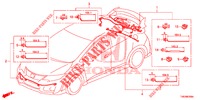BEDRADINGSBUNDEL (5) voor Honda CIVIC TYPE R 5 deuren 6-versnellings handgeschakelde versnellingsbak 2016