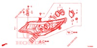 KOPLAMP  voor Honda CIVIC TYPE R 5 deuren 6-versnellings handgeschakelde versnellingsbak 2016