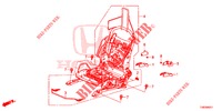 V. ZITTING COMPONENTEN (G.) (HAUTEUR MANUELLE) voor Honda CIVIC TYPE R 5 deuren 6-versnellings handgeschakelde versnellingsbak 2016