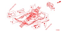 VLOERMAT/ISOLATOR  voor Honda CIVIC TYPE R 5 deuren 6-versnellings handgeschakelde versnellingsbak 2016