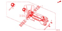 AIR CONDITIONER BEDIENING (1) voor Honda CIVIC TYPE R 5 deuren 6-versnellings handgeschakelde versnellingsbak 2017