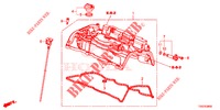 CILINDERKOP AFDEKKING (TYPE R) voor Honda CIVIC TYPE R 5 deuren 6-versnellings handgeschakelde versnellingsbak 2017