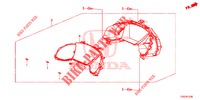 SNELHEIDSMETER  voor Honda CIVIC TYPE R 5 deuren 6-versnellings handgeschakelde versnellingsbak 2017