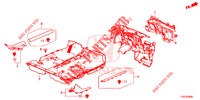 VLOERMAT/ISOLATOR  voor Honda CIVIC TYPE R 5 deuren 6-versnellings handgeschakelde versnellingsbak 2017