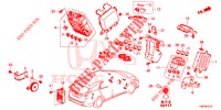 BEDIENINGSEENNEID (CABINE) (1) (LH) voor Honda CIVIC TOURER DIESEL 1.6 COMFORT 5 deuren 6-versnellings handgeschakelde versnellingsbak 2014