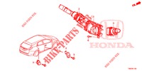 COMBINATIESCHAKELAAR  voor Honda CIVIC TOURER DIESEL 1.6 COMFORT 5 deuren 6-versnellings handgeschakelde versnellingsbak 2014