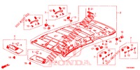 DAK VOERING  voor Honda CIVIC TOURER DIESEL 1.6 COMFORT 5 deuren 6-versnellings handgeschakelde versnellingsbak 2014
