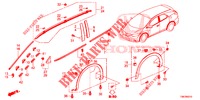 GIETWERK/BESCHERMER  voor Honda CIVIC TOURER DIESEL 1.6 COMFORT 5 deuren 6-versnellings handgeschakelde versnellingsbak 2014