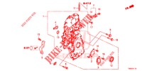 KETTINGKAST (DIESEL) voor Honda CIVIC TOURER DIESEL 1.6 COMFORT 5 deuren 6-versnellings handgeschakelde versnellingsbak 2014
