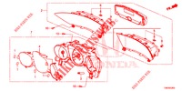 SNELHEIDSMETER  voor Honda CIVIC TOURER DIESEL 1.6 COMFORT 5 deuren 6-versnellings handgeschakelde versnellingsbak 2014