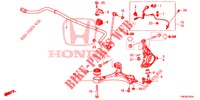 VOOR KNOKKEL  voor Honda CIVIC TOURER DIESEL 1.6 COMFORT 5 deuren 6-versnellings handgeschakelde versnellingsbak 2014