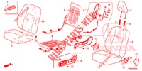 VOOR ZITTING/VEILIGHEIDSRIEMEN (D.) (1) voor Honda CIVIC TOURER DIESEL 1.6 COMFORT 5 deuren 6-versnellings handgeschakelde versnellingsbak 2014