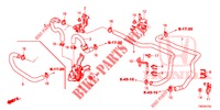 WATERSLANG/VERWARMING KANAAL (DIESEL) (LH) voor Honda CIVIC TOURER DIESEL 1.6 COMFORT 5 deuren 6-versnellings handgeschakelde versnellingsbak 2014