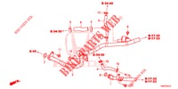 WATERSLANG/VERWARMING KANAAL (DIESEL) voor Honda CIVIC TOURER DIESEL 1.6 COMFORT 5 deuren 6-versnellings handgeschakelde versnellingsbak 2014