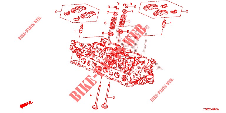 KLEP/ZWAAI ARM (DIESEL) voor Honda CIVIC TOURER DIESEL 1.6 COMFORT 5 deuren 6-versnellings handgeschakelde versnellingsbak 2014