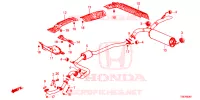 UITLAATPIJP/GELUIDDEMPER (DIESEL) voor Honda CIVIC TOURER DIESEL EXECUTIVE 5 deuren 6-versnellings handgeschakelde versnellingsbak 2014
