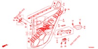 ACHTER PORTIER VOERING(4DE)  voor Honda CIVIC TOURER DIESEL 1.6 S 5 deuren 6-versnellings handgeschakelde versnellingsbak 2014