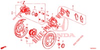 ACHTER REMTROMMEL  voor Honda CIVIC TOURER DIESEL 1.6 S 5 deuren 6-versnellings handgeschakelde versnellingsbak 2014