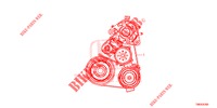 ALTERNATOR RIEM (DIESEL) voor Honda CIVIC TOURER DIESEL 1.6 S 5 deuren 6-versnellings handgeschakelde versnellingsbak 2014