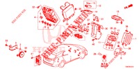 BEDIENINGSEENNEID (CABINE) (1) (LH) voor Honda CIVIC TOURER DIESEL 1.6 S 5 deuren 6-versnellings handgeschakelde versnellingsbak 2014
