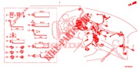 BEDRADINGSBUNDEL (2) (LH) voor Honda CIVIC TOURER DIESEL 1.6 S 5 deuren 6-versnellings handgeschakelde versnellingsbak 2014