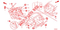 DOORVOERTULLE (ARRIERE) voor Honda CIVIC TOURER DIESEL 1.6 S 5 deuren 6-versnellings handgeschakelde versnellingsbak 2014