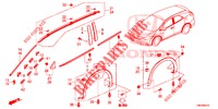 GIETWERK/BESCHERMER  voor Honda CIVIC TOURER DIESEL 1.6 S 5 deuren 6-versnellings handgeschakelde versnellingsbak 2014