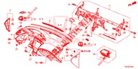 INSTRUMENTEN PANEEL BOVEN (LH) voor Honda CIVIC TOURER DIESEL 1.6 S 5 deuren 6-versnellings handgeschakelde versnellingsbak 2014