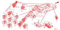 SCHAKELAAR (LH) voor Honda CIVIC TOURER DIESEL 1.6 S 5 deuren 6-versnellings handgeschakelde versnellingsbak 2014