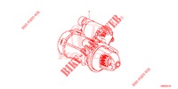 STARTMOTOR (DIESEL) (DENSO) voor Honda CIVIC TOURER DIESEL 1.6 S 5 deuren 6-versnellings handgeschakelde versnellingsbak 2014