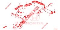 UITLAATPIJP/GELUIDDEMPER (DIESEL) voor Honda CIVIC TOURER DIESEL 1.6 S 5 deuren 6-versnellings handgeschakelde versnellingsbak 2014