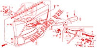 VOOR PORTIER VOERING (LH) voor Honda CIVIC TOURER DIESEL 1.6 S 5 deuren 6-versnellings handgeschakelde versnellingsbak 2014