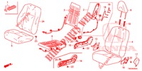 VOOR ZITTING/VEILIGHEIDSRIEMEN (D.) (1) voor Honda CIVIC TOURER DIESEL 1.6 S 5 deuren 6-versnellings handgeschakelde versnellingsbak 2014