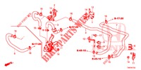 WATERSLANG/VERWARMING KANAAL (DIESEL) (LH) voor Honda CIVIC TOURER DIESEL 1.6 S 5 deuren 6-versnellings handgeschakelde versnellingsbak 2014