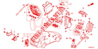 BEDIENINGSEENNEID (CABINE) (1) (LH) voor Honda CIVIC TOURER DIESEL 1.6 EXECUTIVE 5 deuren 6-versnellings handgeschakelde versnellingsbak 2014