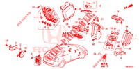 BEDIENINGSEENNEID (CABINE) (1) (LH) voor Honda CIVIC TOURER 1.8 COMFORT 5 deuren 6-versnellings handgeschakelde versnellingsbak 2014