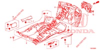 VLOERMAT/ISOLATOR  voor Honda CIVIC TOURER 1.8 COMFORT 5 deuren 6-versnellings handgeschakelde versnellingsbak 2014