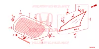 VOOR RUIT/ ACHTER RUIT  voor Honda CIVIC TOURER COMFORT 5 deuren 5-traps automatische versnellingsbak 2014