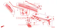 VOOR RUITESPROEIER (LH) voor Honda CIVIC TOURER COMFORT 5 deuren 5-traps automatische versnellingsbak 2014