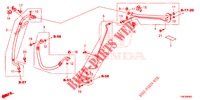 AIRCONDITIONER (FLEXIBLES/TUYAUX) (1.8L) (LH) voor Honda CIVIC TOURER 1.8 LIFESTYLE 5 deuren 6-versnellings handgeschakelde versnellingsbak 2014